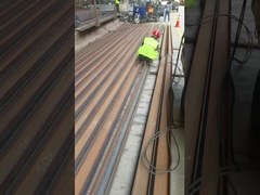 갈바나이징 강철은 중국으로부터 루핑판 공장을 주름지게 했습니다